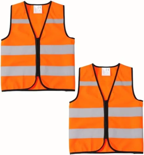 Miniatura 15 de Chaleco de seguridad de alta visibilidad para niños, chaleco de seguridad para niños pequeños, chaleco reflectante para niños, chaleco de Amarillo