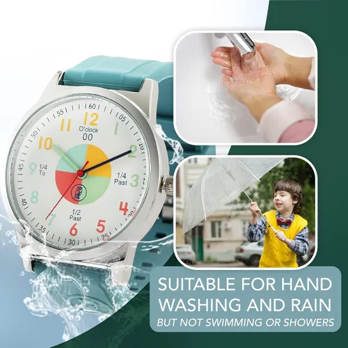 Miniatura 6 de Reloj para niños relojes analógicos para niños Ideal para niños y niñas a partir de 4 años Reloj analógico perfecto para niños herramienta