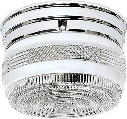 Miniatura 7 de NUVO SF77/102 Dos luces empotradas de montaje, cromo pulido/cristal blanco