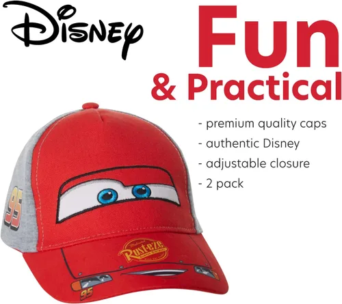 Miniatura 3 de Disney Minnie Mouse Ears - Gorro de béisbol para niñas de talla 2-4 o 4-7