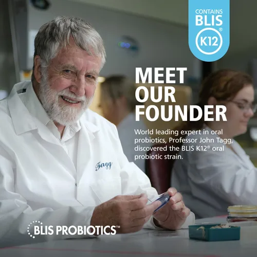 Miniatura 6 de BLIS ThroatHealth Probióticos orales K12 - Apoyo inmunológico y de garganta, vainilla - 60 pastillas, 2.5 mil millones de UFC