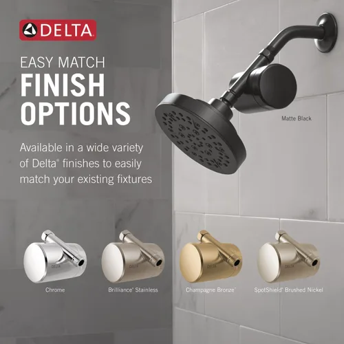 Miniatura 5 de Delta Grifo Clarifi Accesorio de filtro de ducha estándar dorado con cartucho de filtro adicional