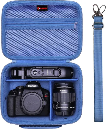 Miniatura 16 de XANAD Bolsa de cámara DSLR para cámaras sin espejo Canon EOS RebelT7/R100/R50/R6 Mark II/R50 V/R8/R10/R6 Mark III/R5 Mark II/RP SLR sin espejo