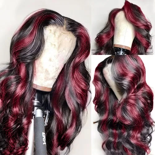 Miniatura 13 de 2x6 con aspecto de piel Chocolate Brown de cabello humano con cierre de encaje HD Real de 0.095mm ultradelgado, 15A, cabello brasileño ondulado