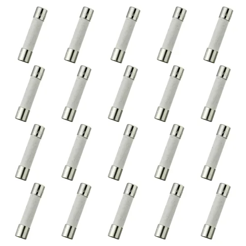 Miniatura 14 de T7AL250V 20 fusibles de tubo de cerámica de soplado lento de 0.236x1.181 in 0.24 x 1.18 pulgadas 7A 250V