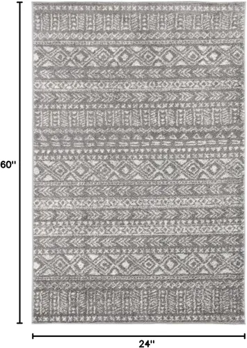 Miniatura 2 de SAFAVIEH Tulum Collection - Alfombra decorativa de 2 x 5 pies, diseño marroquí bohemio envejecido, no desprende pelusa y de fácil cuidado, ideal