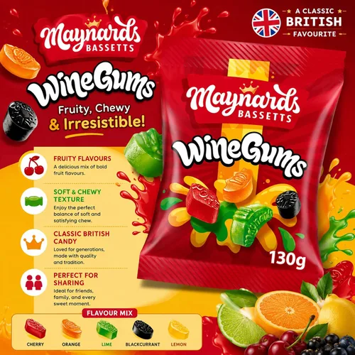 Miniatura 5 de Maynards Bolsa de goma de vino 5.82 oz (paquete de 6)