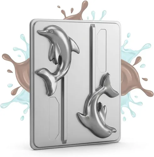 Miniatura 3 de Dolphin Lollipop Chocolate Candy Mold 3409