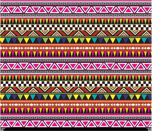 Miniatura 12 de HTV con estampado tribal y azteca (19.66 x 36 pulgadas), diamante africano