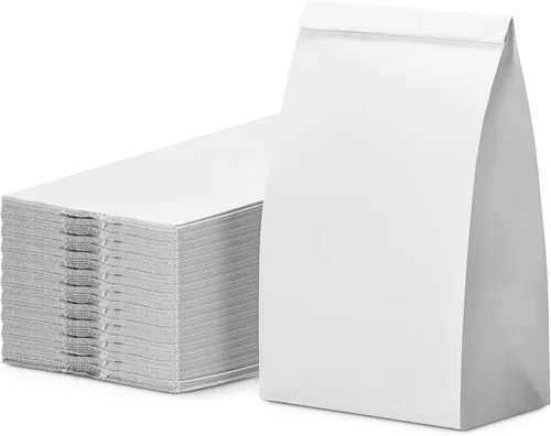 Miniatura 15 de Culinware Bolsas de papel kraft – Bolsas marrones duraderas para aperitivos, almuerzo, sándwich, pasteles, palomitas de maíz, comestibles