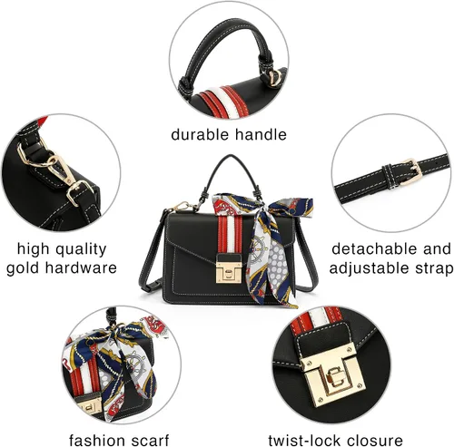 Miniatura 5 de Scarleton H2065 - Bolso de mano para mujer, monederos para mujer