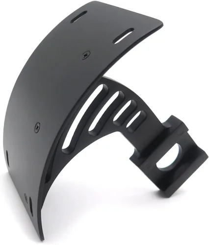 MT360-03- Soporte curvo para etiquetas compatible con Suzuki Gsx-R Tl 1000R Gsx 1300R Hayabusa B-King Negro