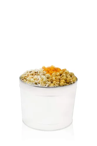 The Classics - Lata de palomitas de maíz gourmet de 2 galones: disfruta de queso, caramelo y Kettle Korn | Hecho a mano por encargo | Perfecto para
