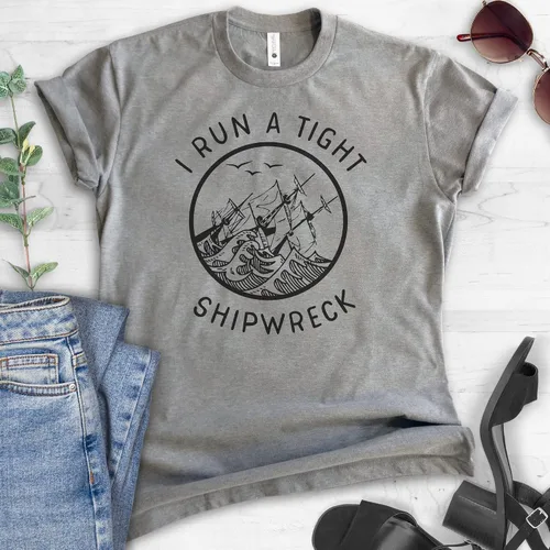 Miniatura 2 de Evertree Clothing I Run A Tight Shipwreck Shirt, camiseta unisex para hombre, camiseta divertida de mamá, camiseta para el día de la madre, linda