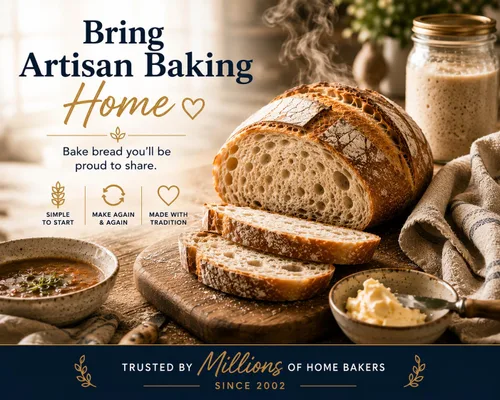 Miniatura 8 de Cultures for Health Cultura Iniciadora Estilo Masa Madre de San Francisco Pan Artesanal Casero Reliquia, sin OGM Mezcla de Pan de Cultivo Vivo