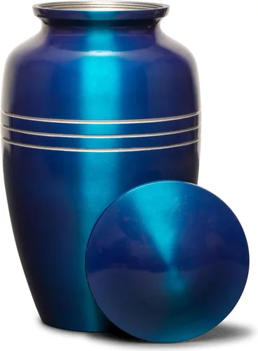 Miniatura 16 de Eternal Harmony Urna grande para cenizas, jarrón de cremación masculino y femenino para cenizas humanas, sello seguro y bolsa de terciopelo, jarrón