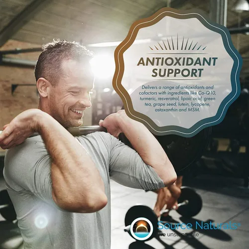 Miniatura 4 de Source Naturals Suplemento multivitamínico y inmunitario diario Life Force para hombres - 13 vitaminas, nutrientes y minerales esenciales* - 45