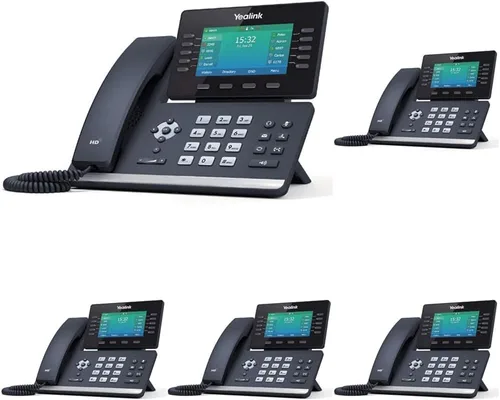 Miniatura 2 de Yealink Teléfono IP T54W, 16 cuentas VoIP. Pantalla a color de 4.3 pulgadas. USB 2.0, Wi-Fi 802.11ac, Ethernet Gigabit de doble puerto, PoE 802.3af