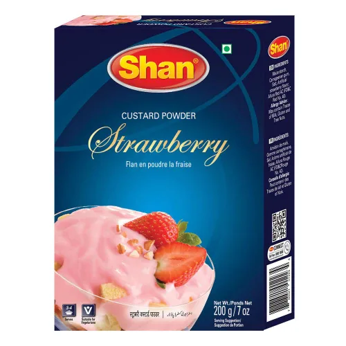 Miniatura 60 de Shan Polvo de crema de mango, 7.05 oz, postre esencial para cualquier ocasión, apto para vegetarianos, bolsa hermética en una caja (paquete de 3)