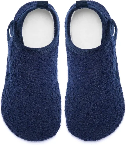 Miniatura 4 de Heiiwarm Pantuflas de invierno cálidas para interiores, ligeras, para el dormitorio, calcetines descalzos para la casa (bebéniño pequeñoniño grande)