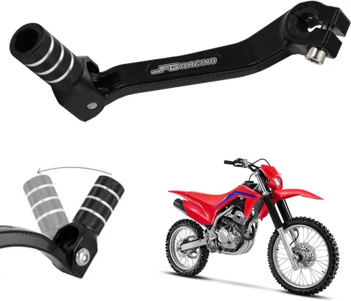 JFG RACING - Palanca de cambios para motocicleta con punta plegable CNC para CRF250F 19-23 CRF150F 03-17 CRF230F 03-17 19 XR150L 15-23 Negra