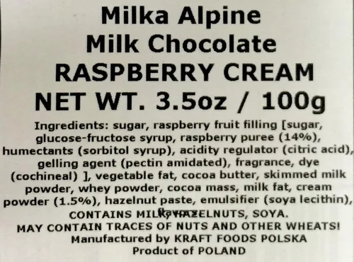 Miniatura 2 de Milka Frambuesa, 35.2 onzas