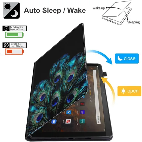 Miniatura 5 de Funda para Amazon Kindle Fire Max 11 (13ª generación, versión de 2023) 11, funda plegable de ajuste delgado con encendido/apagado automático