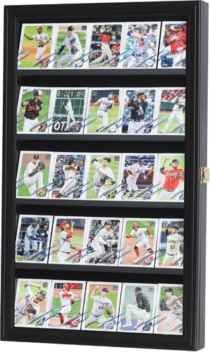 Miniatura 3 de The Playing Card Frame - Marco para 25 cubiertas con soporte para montaje en pared (acabado negro)