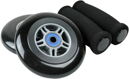 Miniatura 8 de TGM Skateboards Ruedas de repuesto para scooter, rodamientos ABEC 7, empuñaduras de manillar Azul/Azul