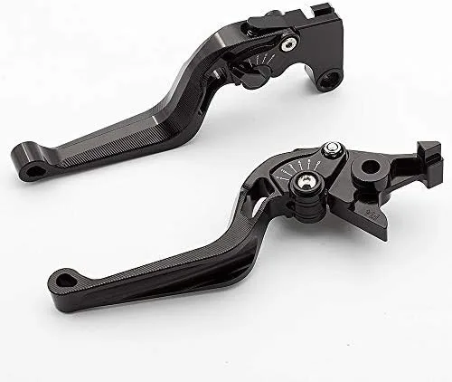 Juego de palancas de embrague de freno ajustables cortas de aluminio CNC para motocicleta compatible con BENELLI TNT 125 135 TNT125 TNT135 2016 2017