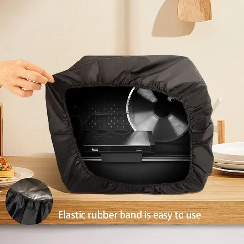 Miniatura 3 de Cubierta para cortar carne, fundas protectoras de alimentos, tela Oxford, pequeño, para el hogar, máquina eléctrica para delicatessen, compatible