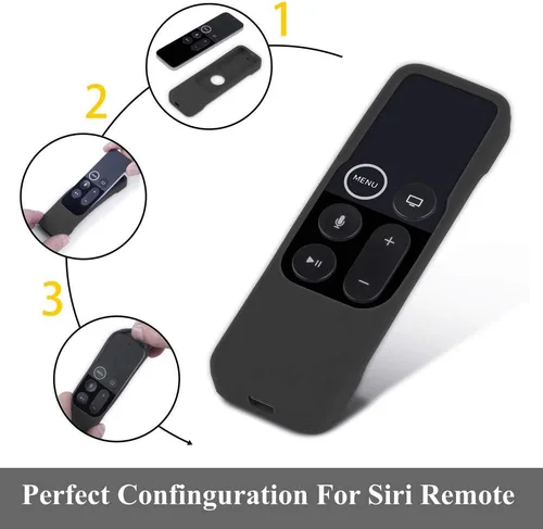 Miniatura 6 de Funda compatible con Apple TV 4K/4ª generación Remoto Peso Ligero Antigolpes Cubierta de Silicona para Controlador para Apple TV Siri Remote