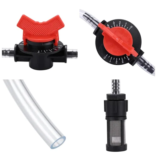 Miniatura 4 de Inyector de fertilizante, Kit de dispositivo de riego de jardín, Kit de tubo de agua con interruptor de inyector de fertilizante G3/4, kit