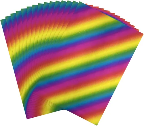 Miniatura 37 de Briartw Papel de Aluminio Termoadhesivo 20x29cm Paquete de 50 Hojas Papel Reactivo para Sellado en Caliente por Impresora Láser y Laminadora