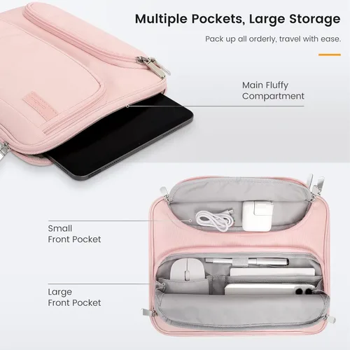 Miniatura 4 de MoKo Funda para tablet de 9 a 11 pulgadas, compatible con iPadAir 5/4th 10.9, iPadPro de 11 pulgadas, iPad 9/8th 10.2, iPad 10th 10.9, Tab S8/S9 11