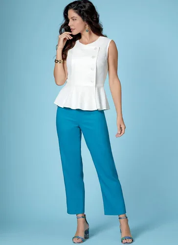 Miniatura 8 de Lifestyle Wardrobe - Blusa sin mangas para mujer, fácil de coser, con patrones de costura