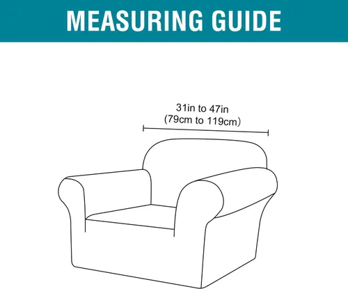 Miniatura 6 de Funda elástica para sofá de 1 pieza, protector de muebles con parte inferior elástica, fundas de silla jacquard de punto, fundas elásticas para sofá