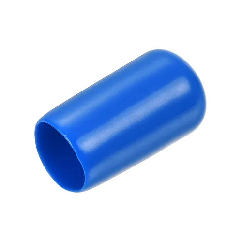 Miniatura 62 de uxcell 80 tapas de goma de 0.551 in de vinilo de identificación redonda tapa tapa de rosca de tornillo protectores negro