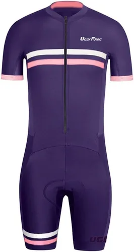 Miniatura 49 de UGLY FROG Traje de triatlón para hombre de manga corta Jersey de piernas cortas Skinsuit Tri Kit Ciclismo Skinsuit Team Bike Ropa