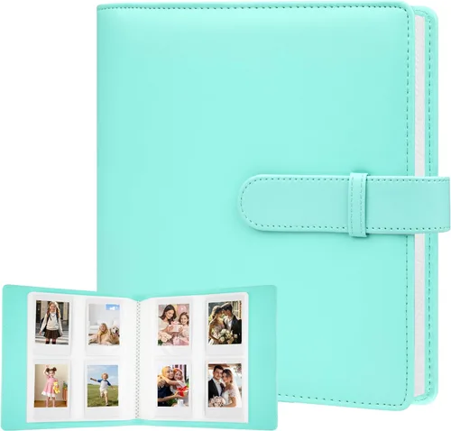 Miniatura 21 de Álbum de fotos de 640 bolsillos para cámara Fujifilm Instax Mini, álbum de fotos de 2 x 3 pulgadas para fotos Polaroid de 2 x 3 pulgadas, libro