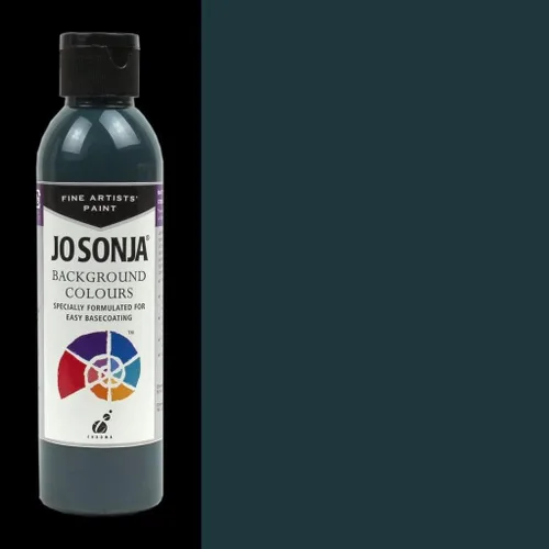 Miniatura 3 de Jo Sonja Colores de fondo – Botella de 6 oz de acrílico de flujo mate – Deep Pond color fantasía (Deep Pond)
