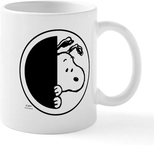 Miniatura 25 de CafePress Snoopy On Heart Mugs 11 oz (325 ml) Ceramic Coffee Mug