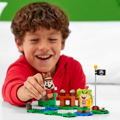 Miniatura 3 de LEGO Super Mario Paquete de figuritas Tanooki Mario, juego de construcción, juguete de regalo coleccionable para niños creativos, 2021 (13 piezas)