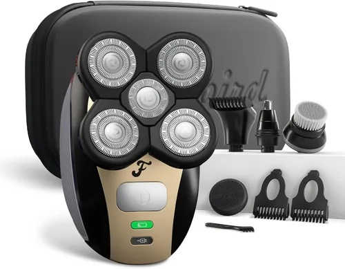 Miniatura 16 de FREEDOM GROOMING The FlexSeries - Afeitadora de cabello eléctrica inalámbrica y recargable para hombre; novedosa afeitadora con cuchillas