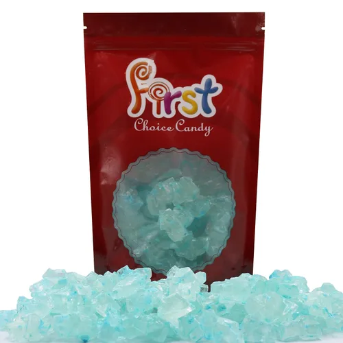 Miniatura 2 de FirstChoiceCandy Rock Candy Strings - Bolsa a granel de 1.5 libras (algodón azul claro)