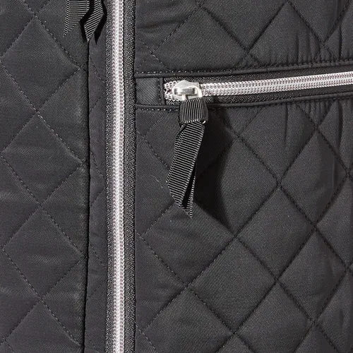 Miniatura 4 de Vera Bradley Mochila convertible y plana de sarga de rendimiento para mujer, Negro