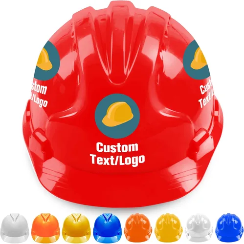 Miniatura 15 de Cascos de seguridad personalizados para hombres, casco de construcción de logotipo personalizado Azul