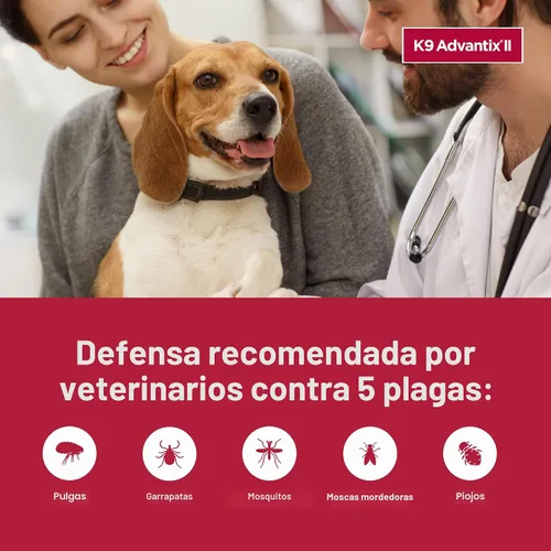 Miniatura 5 de K9 Advantix II Tratamiento y prevención recomendado por veterinarios para pulgas, garrapatas y mosquitos para perros medianos Perros 11-20 libras