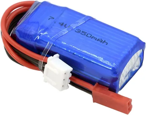 Miniatura 5 de 2 unids 7.4 V 2S 350 mAh 20C LiPo batería JST enchufe para RC modelo micro avión helicóptero Quadcopter Drone