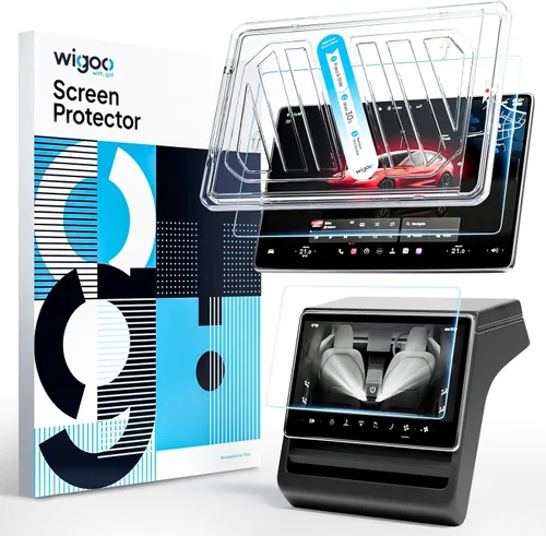 Miniatura 9 de Wigoo Protector de pantalla para Tesla Model 3 (2024 ~ 2026) y Model Y Premium 2025 mate [sin reflejos ni huellas dactilares] Accesorios